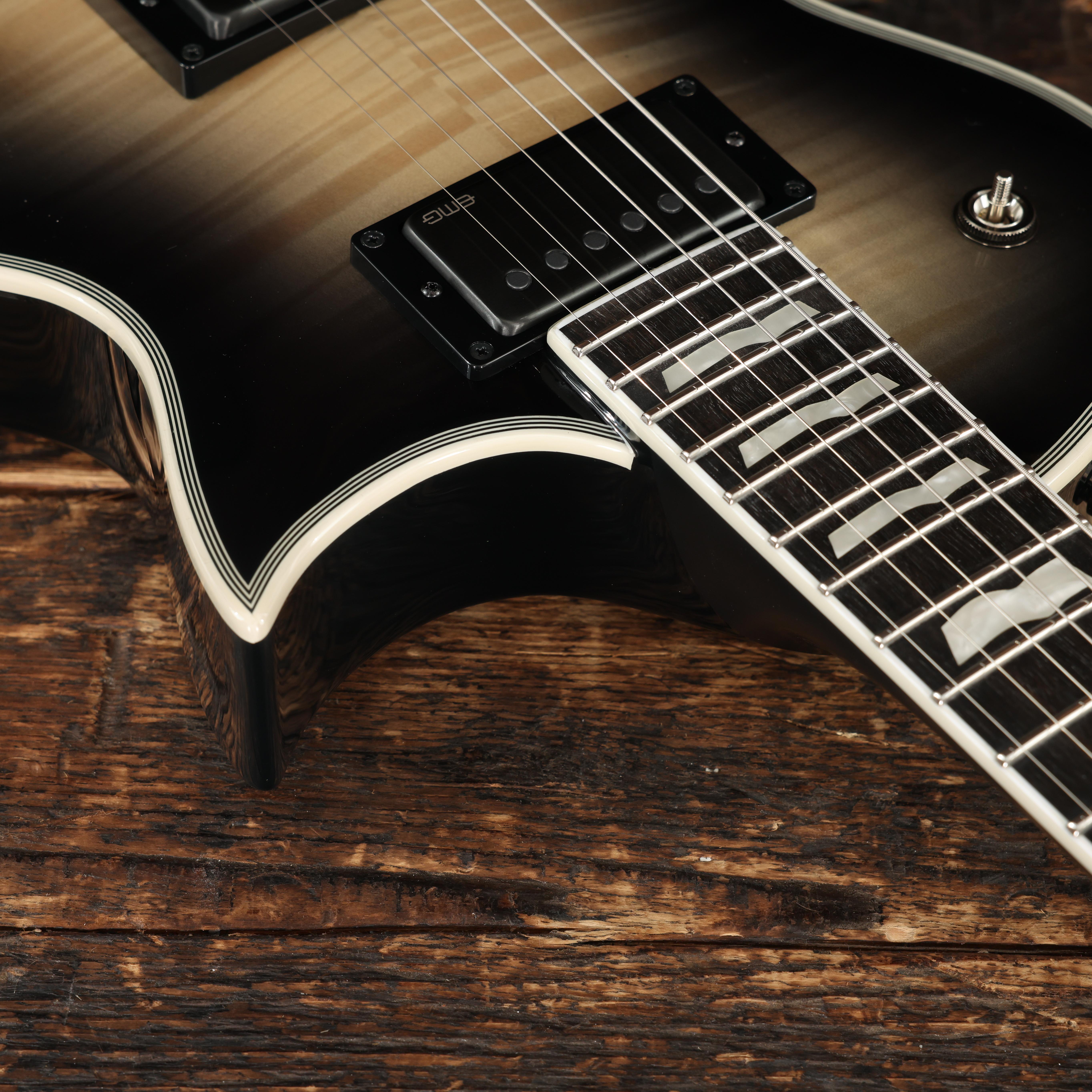 ESP E-II Eclipse Full Thickness Electric Guitar in Black Natural